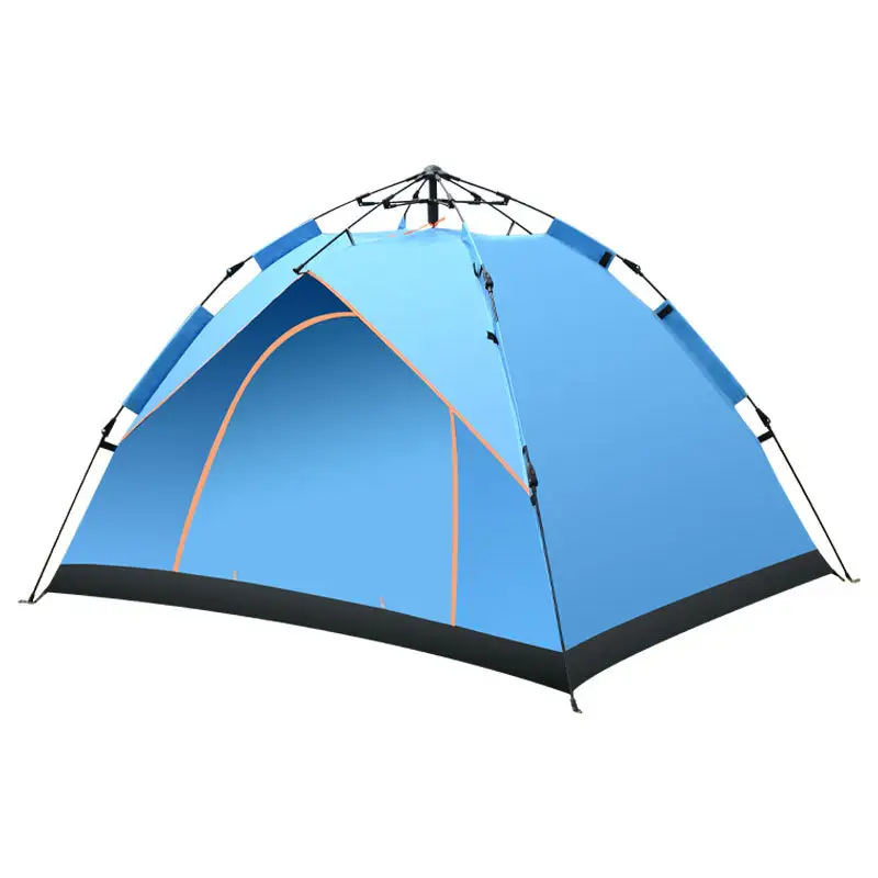 Automatic Tent (2-3 Persons, 200 x 150 cm) - Blue image