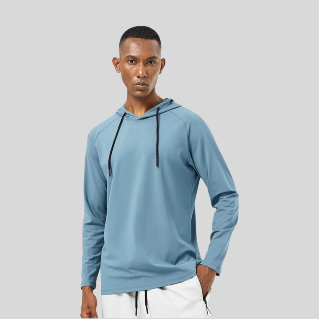 Sports Long Sleeve Hoodies Men image 2