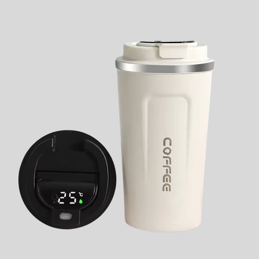 Coffee Mug Thermos - White image