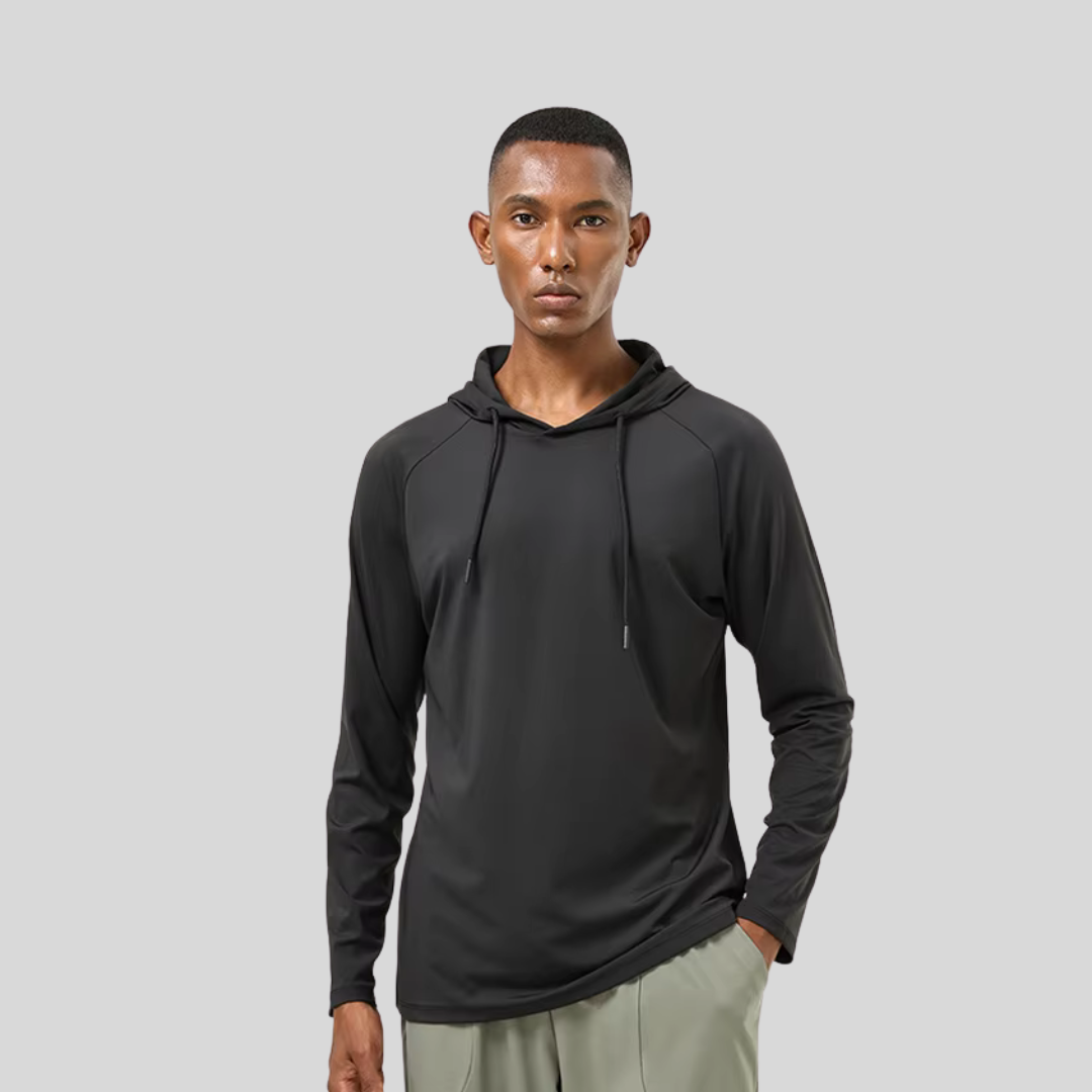 Sports Long Sleeve Hoodies Men image 0