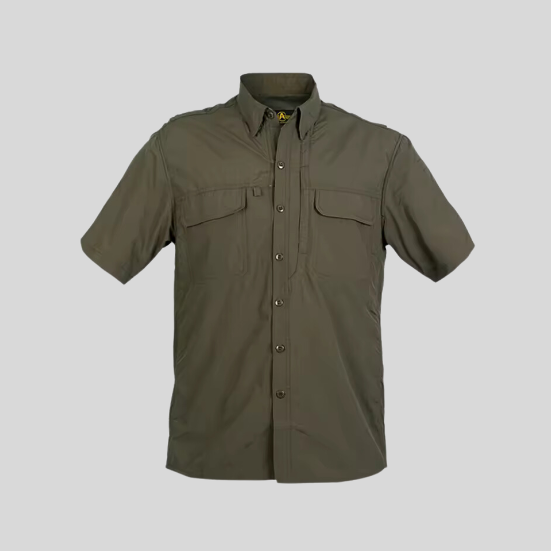 Tactical Shirt Short Sleeve - M, Army Green image