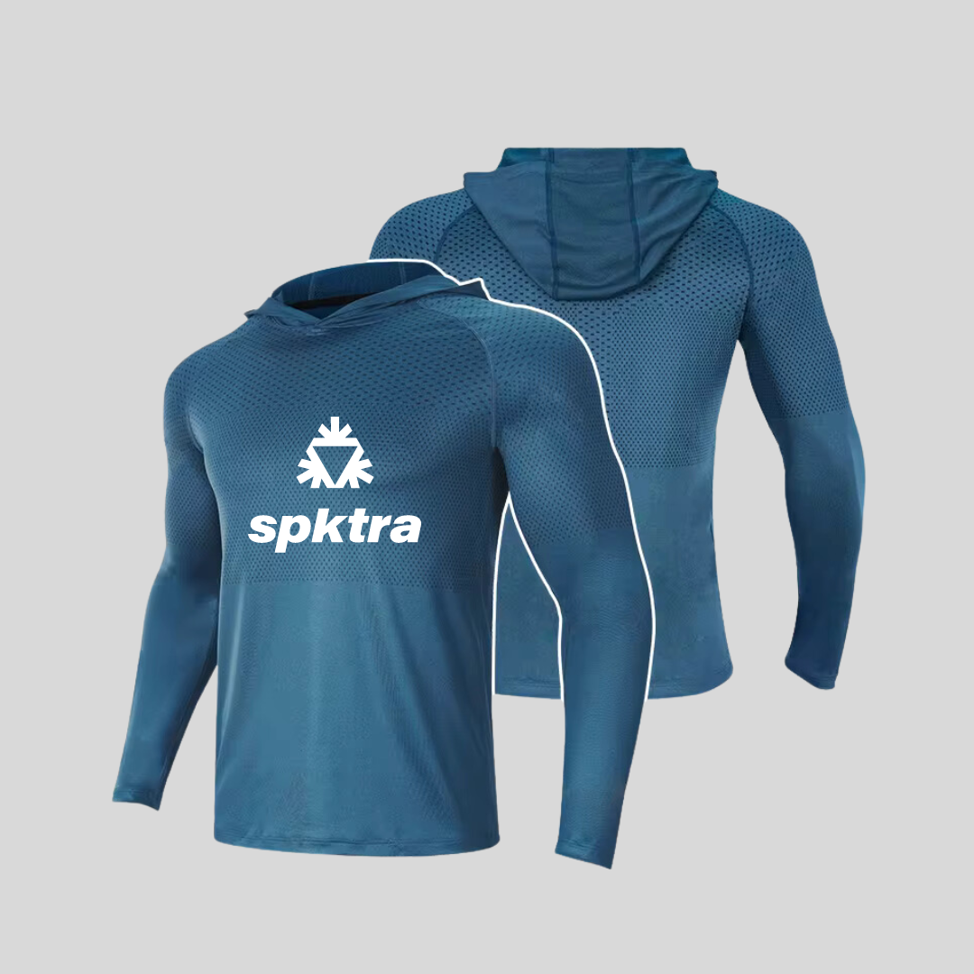 Sports Hoodie - Blue, M Fit image