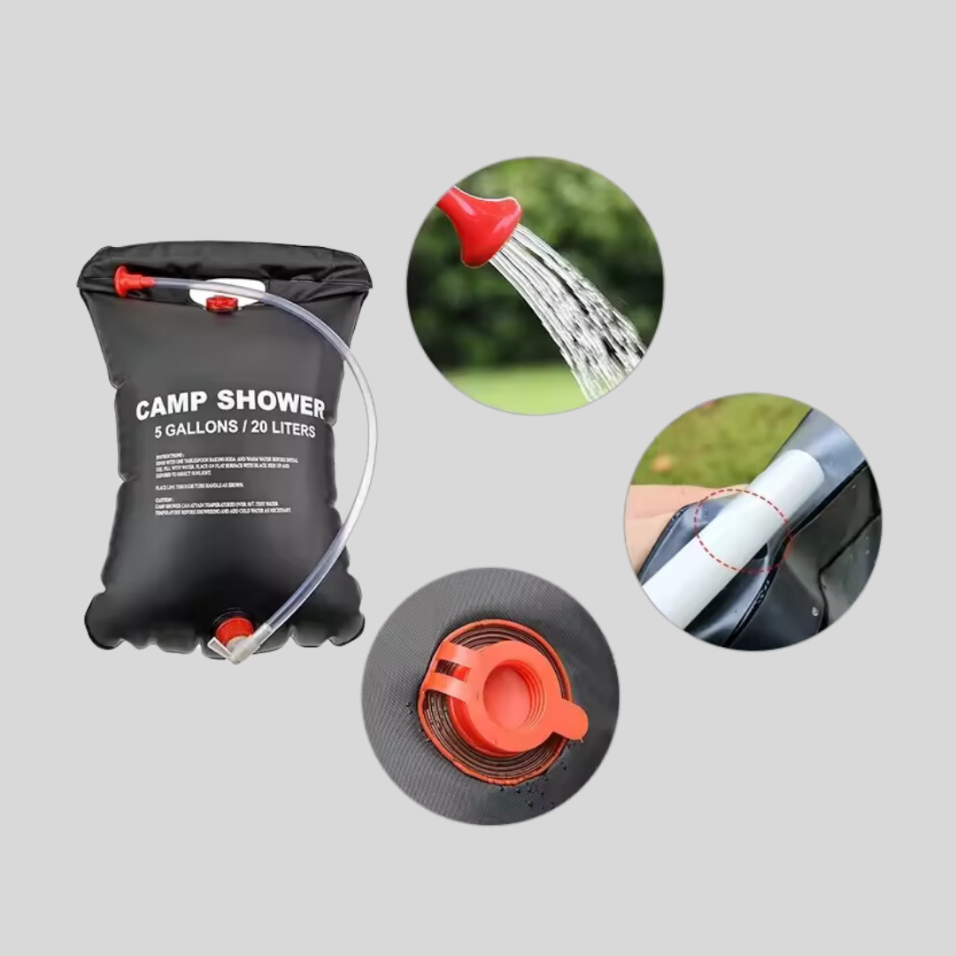 Camp Shower Bag with Heater (up to 50°C) image 1