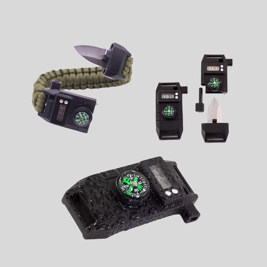 Watch Multitool with Knife, Compass, and Fire Starter image 1