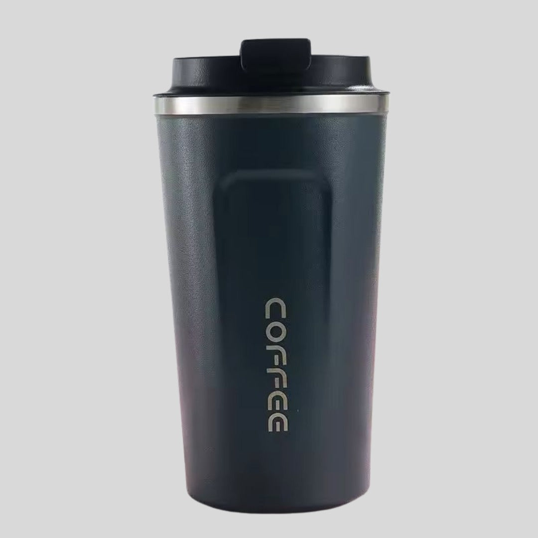 Coffee Mug Thermos - NavyBlue image
